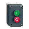 Harmony XALD Stacja sterująca ciemnoszara zielony/czerwony przycisk Ø22 samopowrotny
