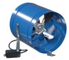 wentylator osiowy w obudowie ze stali ocynkowanej, fi 200 mm, 405 m3/h, 230 V