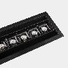 Downlight Bento Adjustable 6 LEDS 12.2 LED warm-white 2700K CRI 90 15.8º Black IP23 1119lm 90-7187-60-60