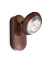 SEPIA single spot brown 1x4.5W SELV