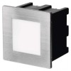 Orientacyjna oprawa LED AMAL, do wbudowania, kwadrat 1,5W WW IP65