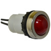 Lampka D22MP 24V-230V metalowa czerwona