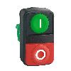 Harmony XB5 Napęd przycisku dwuklawiszowego płaski/wystający zielony/czerwony LED plastikowy