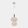 Pendant Ilargi Doble Lamp LED 40.6 LED warm-white 2700K DALI Madera Oscura 1833lm 00-6463-92-F9