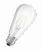 Lampa LED, klasyczny kształt bańki Edison 3W 827 230V szkło przezroczyste E27