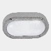 Wall fixture IP66 Basic Oval LED 8.5 SW 2700-3200-4000K ON-OFF Grey 793lm 05-E102-34-EH