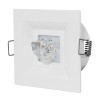 Oprawa LOVATO P ECO LED 1W 120lm (opt. asym.) 3h jednozadaniowa biała
