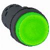 Harmony XB7 Monolityczny przycisk płaski zielony samopowrotny 1NO LED 24V AC/DC