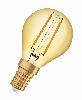 Lampa LED Vintage 1906 CL P Filament szkło przezroczyste GOLD 22 non-dim 2,5W 824 E14