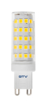 ŹRÓDŁO ŚWIATŁA LED, SMD 2835, G9, 7W, AC220-240V, KĄT ŚWIECENIA 360°, 560lm, 61mA, 3000K