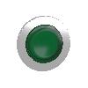 Główka przycisku podświetlanego wystający zielony zintegrowany LED Harmony XB4