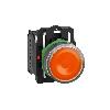 Harmony XB5 Przycisk płaski pomarańczowy LED 110/120V AC/DC plastikowy 1NO + 1NC