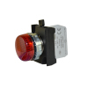 Lampka sygnalizacyjna serii CM z LED, 100-230V AC, czerwona