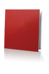 kratka wentylacyjna 160x160 mm z dekoracyjnym panelem wymiennym, czerwony
