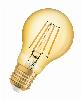 Lampa LED Vintage 1906 CL A Filament szkło przezroczyste GOLD 63 non-dim 7,5W 825 E27