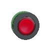 Główka przycisku podświetlanego kryty czerwony zintegrowany LED typ push push Harmony XB5