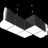 Oprawa NOISE CORNER Connect LED zw ED DALI 1000lm/830 PLX czarny mat 13 W