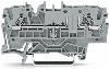 2-przewodowa złączka bazowa; na szynę TS 35 x 15 i 35 x 7,5; 2,5 mm²; Push-in CAGE CLAMP®; 2,50 mm²; szara