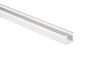 Profil LED Podtynkowy C (głęboki), długość 202cm, aluminiowy, biały lakierowany