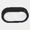 Wall fixture IP66 Basic Oval LED 8.5 SW 2700-3200-4000K ON-OFF Black 793lm 05-E102-60-EH