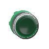 Harmony XB5 Główka przycisku płaskiego z samoczynnym powrotem, LED, zielona plastikowa