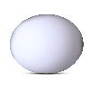 Oprawa ogrodowa LED OVAL BALL / / Wymiary:20X14cm