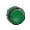 Harmony XB5 Główka przycisku płaskiego, z mechanizmem push push, zielona LED plastikowa
