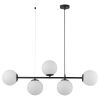 TK Lighting lampa wisząca Celeste 5xE27 czarno/biała 6219