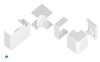 Łącznik prosty LPRO 90 (40/90, 60/90) Biały (4 szt/op.)
