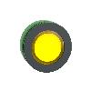 Główka przycisku podświetlanego kryty żółty zintegrowany LED typ push push Harmony XB5