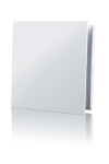kratka wentylacyjna 160x160 mm z dekoracyjnym panelem wymiennym, biały MWKLIQWH