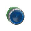 Przycisk płaski niebieski samopowrotny LED plastikowy karbowana bez oznaczenia Harmony XB5