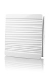 kratka wentylacyjna 160x160 mm z dekoracyjnym panelem wymiennym, biały MWKLIQPRINT