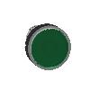 Przycisk płaski Ø22 zielony samopowrotny LED okrągły metalowy Harmony XB4