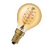 Lampa LED Vintage 1906 CL P Filament szkło przezroczyste GOLD 25 dim 3,4W 824 E14