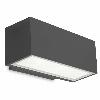 Wall fixture IP65 Afrodita LED 220mm Single Emission LED 12.7 LED neutral-white 4000K ON-OFF Urban grey 1004lm 05-9912-Z5-CM
