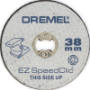 S456JC DREMEL Zestaw tarcz SCLIC do metalu/5 tarcz do cięcia 38mm,1,25mm/
