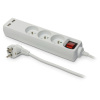 PS-370WS+USB/1,5 E Przedłużacz z trzykrotnym gniazdem z wyłącznikiem i USB;ECO; 3X2p+Z; 10A; 1,5m; biały