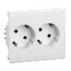 Thorsman - CYB-PS - socket outlet - double slave - 37° - white NCS