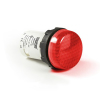 Lampka sygnalizacyjna MB z LED, monoblok, 230V AC, wypukły klosz, czerwona