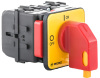 Rozłącznik 0-1 ML0 tablicowy ML0 16A 3P żółte-czerwone, małe 1 x kłódka