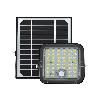 10W Naświetlacz solarny LED 1500LM / Bateria: LiFePO4 3.7V 3600mA / Barwa: 4000K / Kolor: Czarny