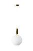 Auhilon lampa wisząca Flossy E27 biało/złota P1091-25