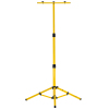LW-S Statyw / Stojak podwójny do lamp halogenowych/naświetlaczy; żółto-czarna