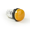 Lampka sygnalizacyjna MB z LED, monoblok, 230V AC, wypukły klosz, żółta