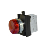 Lampka sygnalizacyjna serii CM z LED, 12-30V AC/DC, czerwona