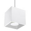 Sollux Lampa wisząca QUAD 1 biały SL.0062