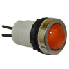 Lampka D22MPB 24V-230V metalowa żółta