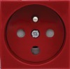KOS 45 Moduł - gniazdo typu Data z blokadą torów prądowych + klucz uprawniający, kolor czerwony CZERWONY
